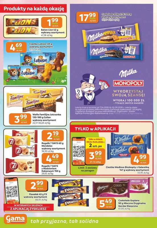 Gama - gazetka promocyjna Gazetka od czwartku 09.04 do wtorku 21.04 - strona 4