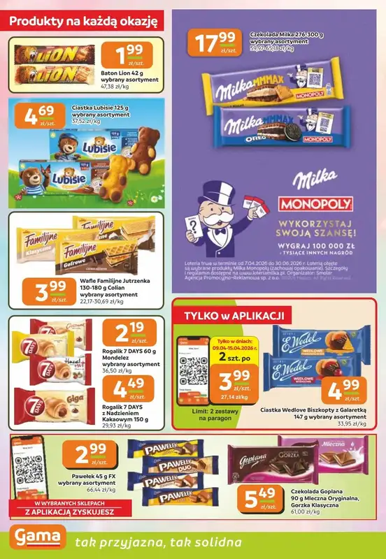 Gama - gazetka promocyjna Gazetka od czwartku 09.04 do wtorku 21.04 - strona 4