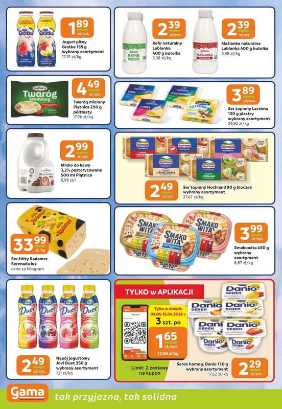 Gama - gazetka promocyjna Gazetka od czwartku 09.04 do wtorku 21.04 - strona 6
