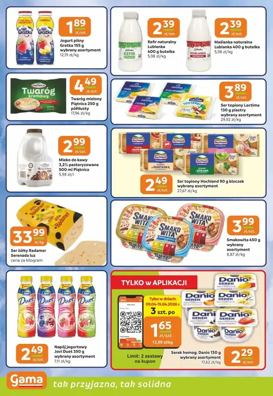 Gama - gazetka promocyjna Gazetka od czwartku 09.04 do wtorku 21.04 - strona 6