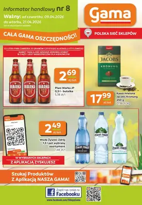Gama - gazetka promocyjna Gazetka od czwartku 09.04 do wtorku 21.04