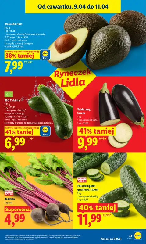 Lidl - gazetka promocyjna Oferta od czwartku od czwartku 09.04 do soboty 11.04 - strona 31