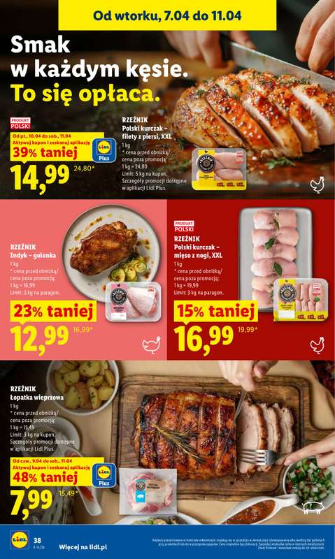 Lidl - gazetka promocyjna Oferta od czwartku od czwartku 09.04 do soboty 11.04 - strona 36