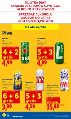 Lidl - gazetka promocyjna Oferta od czwartku od czwartku 09.04 do soboty 11.04 - strona 48