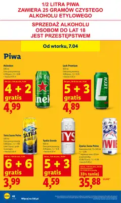 Lidl - gazetka promocyjna Oferta od czwartku od czwartku 09.04 do soboty 11.04 - strona 48