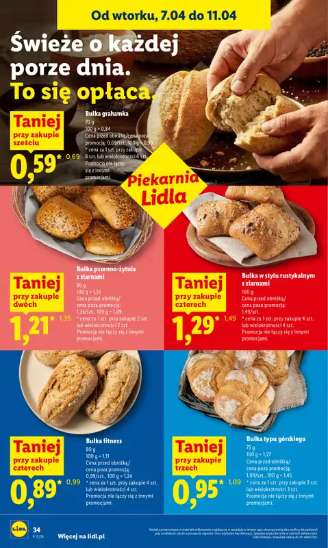 Lidl - gazetka promocyjna Oferta od czwartku od czwartku 09.04 do soboty 11.04 - strona 32