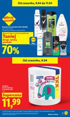 Lidl - gazetka promocyjna Oferta od czwartku od czwartku 09.04 do soboty 11.04 - strona 11
