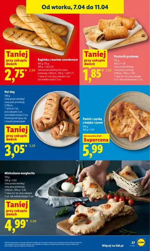 Lidl - gazetka promocyjna Oferta od czwartku od czwartku 09.04 do soboty 11.04 - strona 35