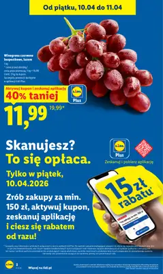 Lidl - gazetka promocyjna Oferta od czwartku od czwartku 09.04 do soboty 11.04 - strona 2