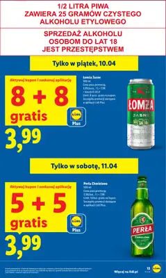 Lidl - gazetka promocyjna Oferta od czwartku od czwartku 09.04 do soboty 11.04 - strona 13