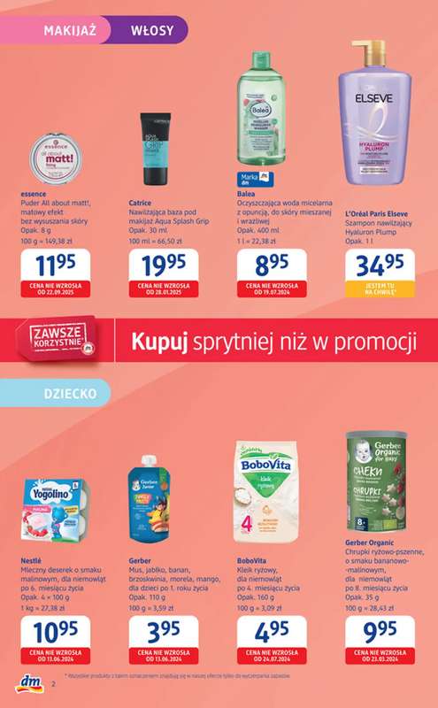 Drogerie DM - gazetka promocyjna Gazetka od czwartku 09.04 do środy 22.04 - strona 2