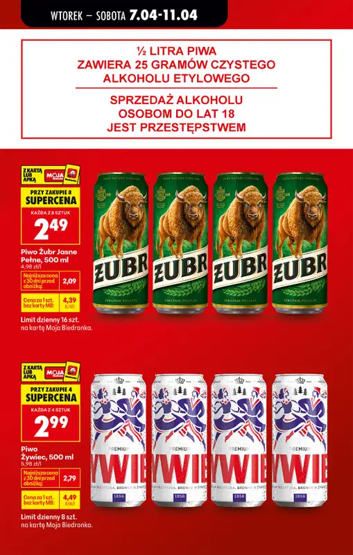 Biedronka - gazetka promocyjna Od wtorku od wtorku 07.04 do soboty 11.04 - strona 17