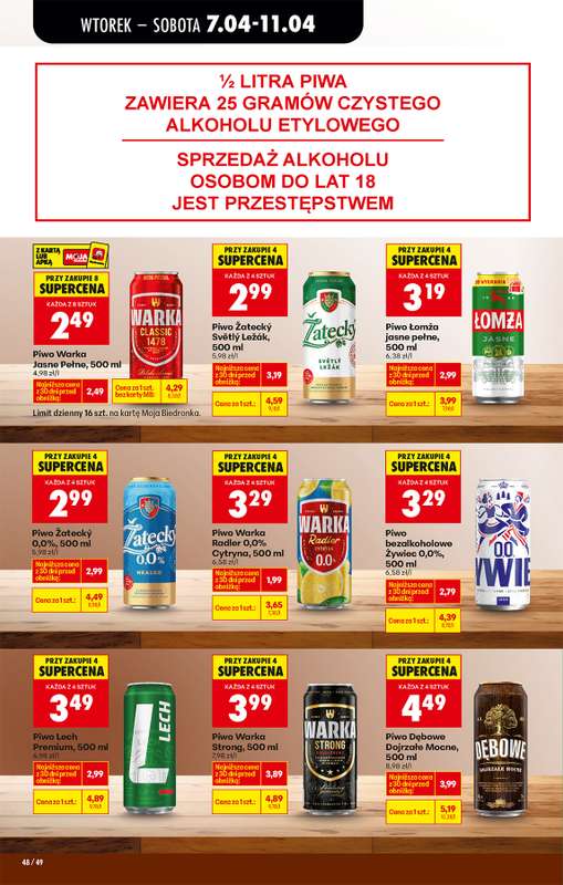 Biedronka - gazetka promocyjna Od wtorku od wtorku 07.04 do soboty 11.04 - strona 64