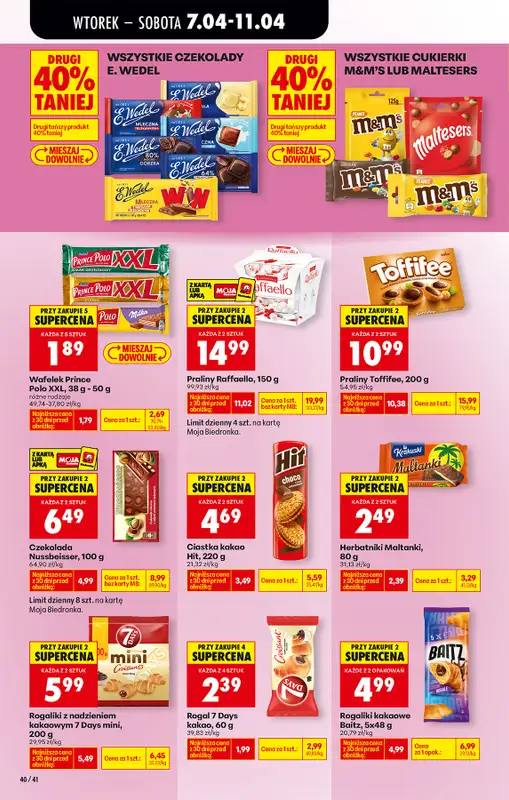 Biedronka - gazetka promocyjna Od wtorku od wtorku 07.04 do soboty 11.04 - strona 52