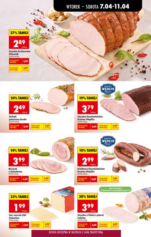 Biedronka - gazetka promocyjna Od wtorku, Z ladą tradycyjną od wtorku 07.04 do soboty 11.04 - strona 31