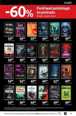 Empik - gazetka promocyjna Tom kultury: książki od środy 08.04 do wtorku 21.04 - strona 19