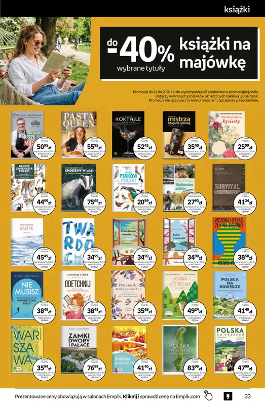 Empik - gazetka promocyjna Tom kultury: książki od środy 08.04 do wtorku 21.04 - strona 33