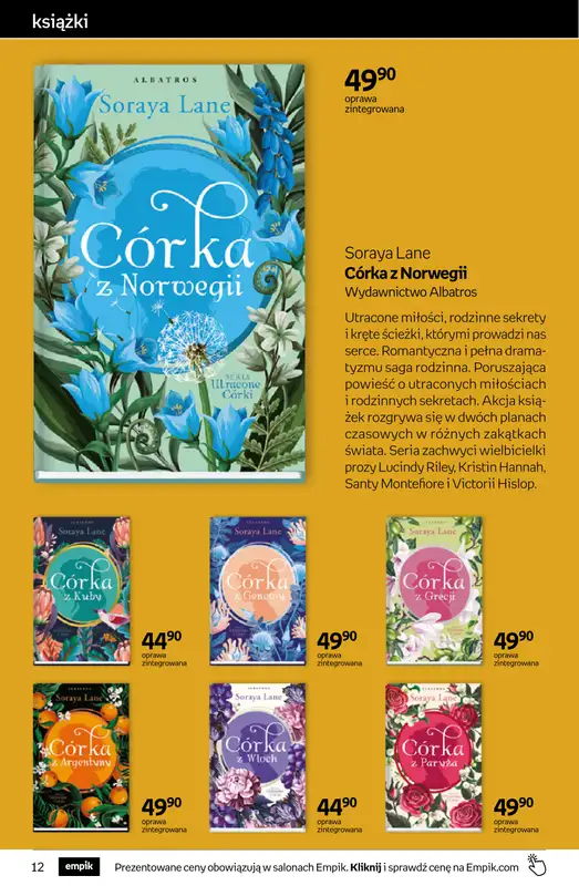 Empik - gazetka promocyjna Tom kultury: książki od środy 08.04 do wtorku 21.04 - strona 12