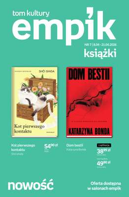 Empik - gazetka promocyjna Tom kultury: książki od środy 08.04 do wtorku 21.04