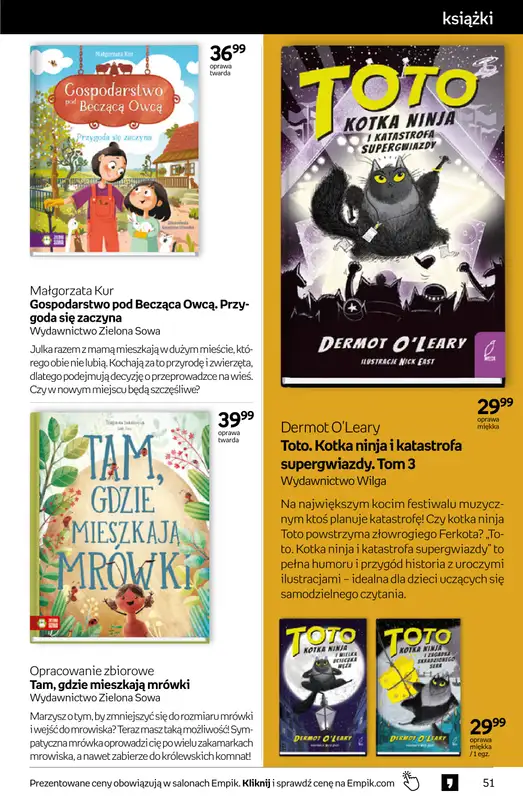 Empik - gazetka promocyjna Tom kultury: książki od środy 08.04 do wtorku 21.04 - strona 51