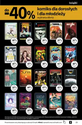Empik - gazetka promocyjna Tom kultury: książki od środy 08.04 do wtorku 21.04 - strona 23