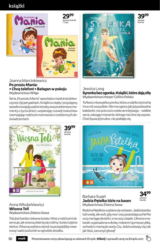 Empik - gazetka promocyjna Tom kultury: książki od środy 08.04 do wtorku 21.04 - strona 50