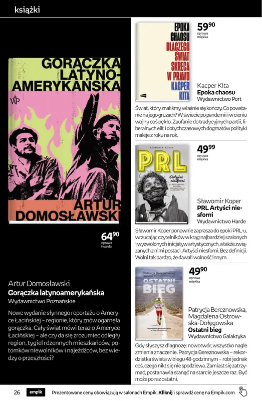 Empik - gazetka promocyjna Tom kultury: książki od środy 08.04 do wtorku 21.04 - strona 26