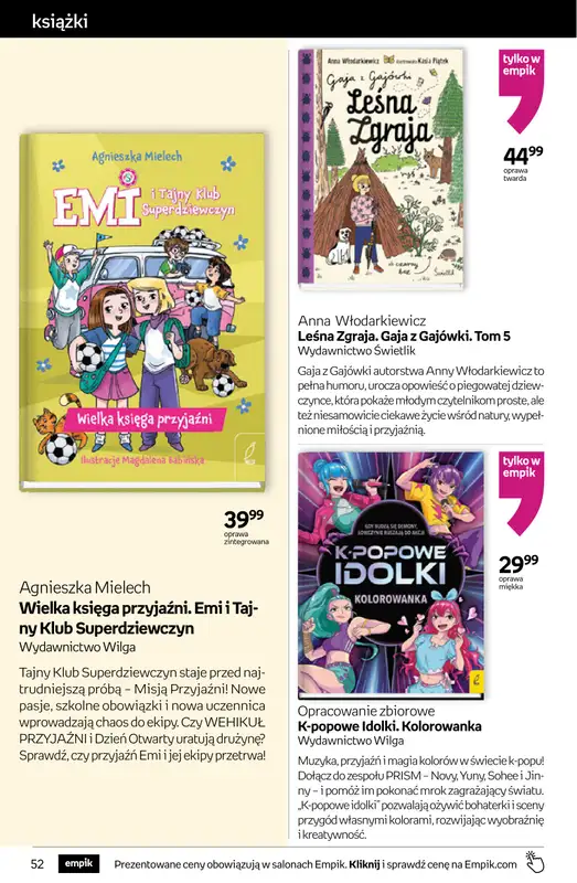 Empik - gazetka promocyjna Tom kultury: książki od środy 08.04 do wtorku 21.04 - strona 52