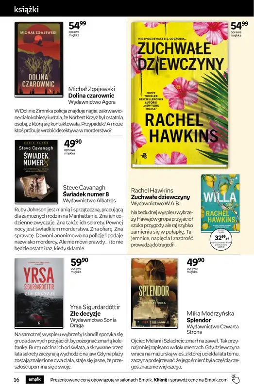 Empik - gazetka promocyjna Tom kultury: książki od środy 08.04 do wtorku 21.04 - strona 16