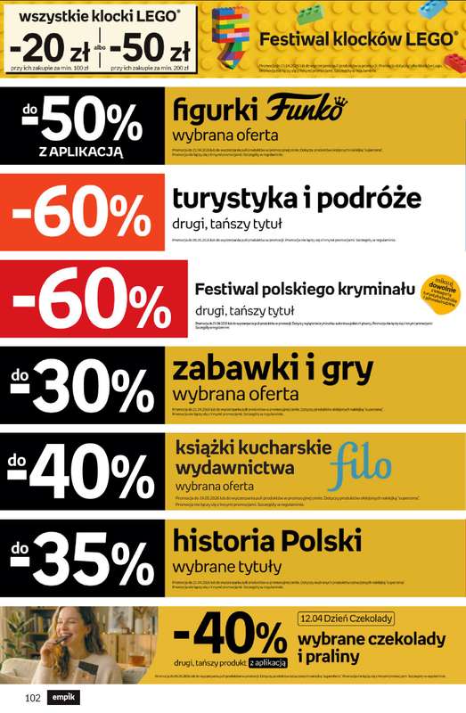 Empik - gazetka promocyjna Tom kultury: zabawki od środy 08.04 do wtorku 21.04 - strona 34