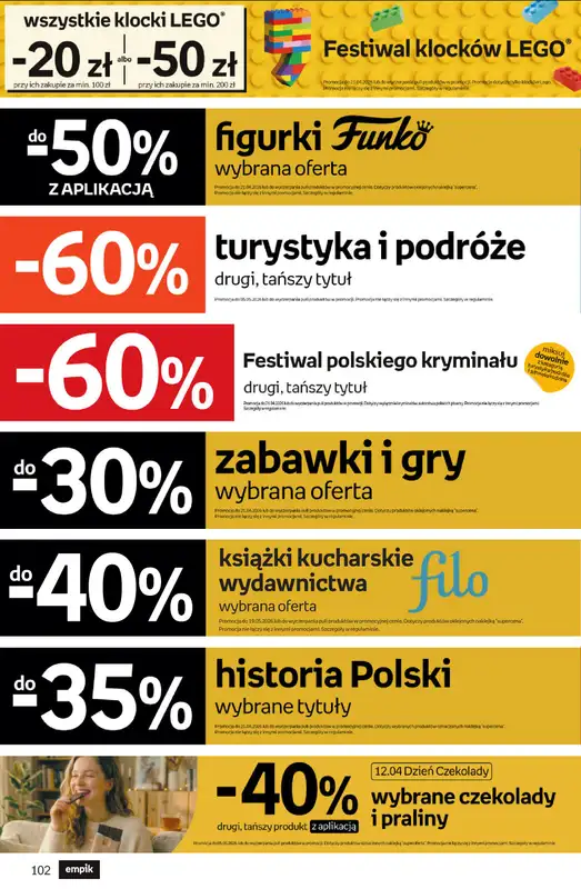 Empik - gazetka promocyjna Tom kultury: zabawki od środy 08.04 do wtorku 21.04 - strona 34