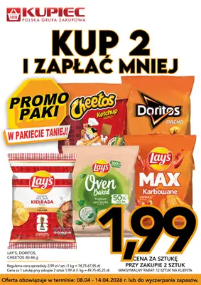 Kupiec - gazetka promocyjna Promopaki od środy 08.04 do wtorku 14.04 - strona 9