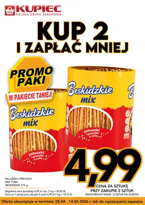 Kupiec - gazetka promocyjna Promopaki od środy 08.04 do wtorku 14.04 - strona 3