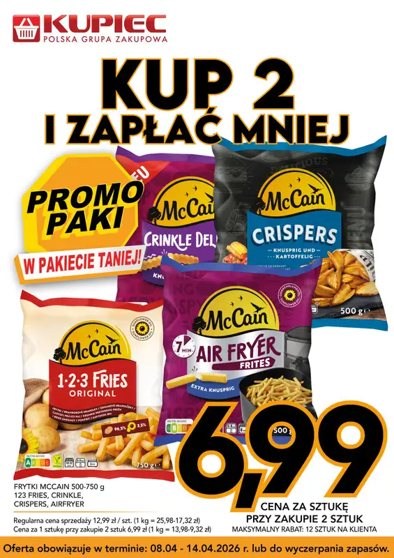 Kupiec - gazetka promocyjna Promopaki od środy 08.04 do wtorku 14.04 - strona 10