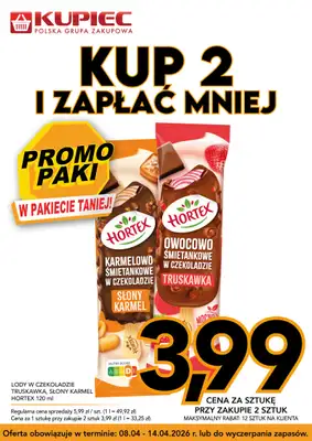 Kupiec - gazetka promocyjna Promopaki od środy 08.04 do wtorku 14.04 - strona 8