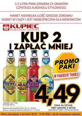 Kupiec - gazetka promocyjna Promopaki od środy 08.04 do wtorku 14.04 - strona 7