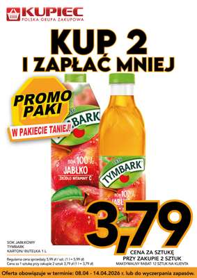 Kupiec - gazetka promocyjna Promopaki od środy 08.04 do wtorku 14.04 - strona 12