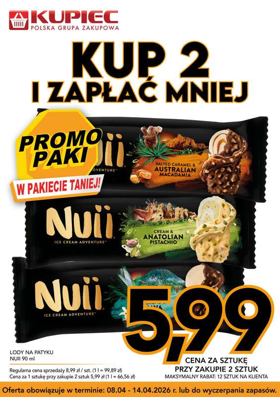 Kupiec - gazetka promocyjna Promopaki od środy 08.04 do wtorku 14.04 - strona 11