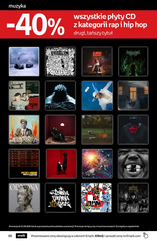 Empik - gazetka promocyjna Tom kultury: muzyka od środy 08.04 do wtorku 21.04 - strona 10