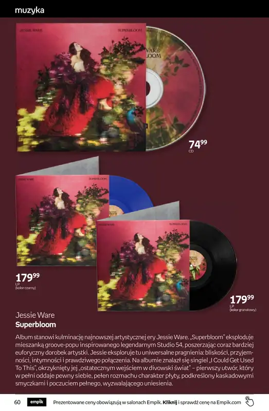 Empik - gazetka promocyjna Tom kultury: muzyka od środy 08.04 do wtorku 21.04 - strona 2