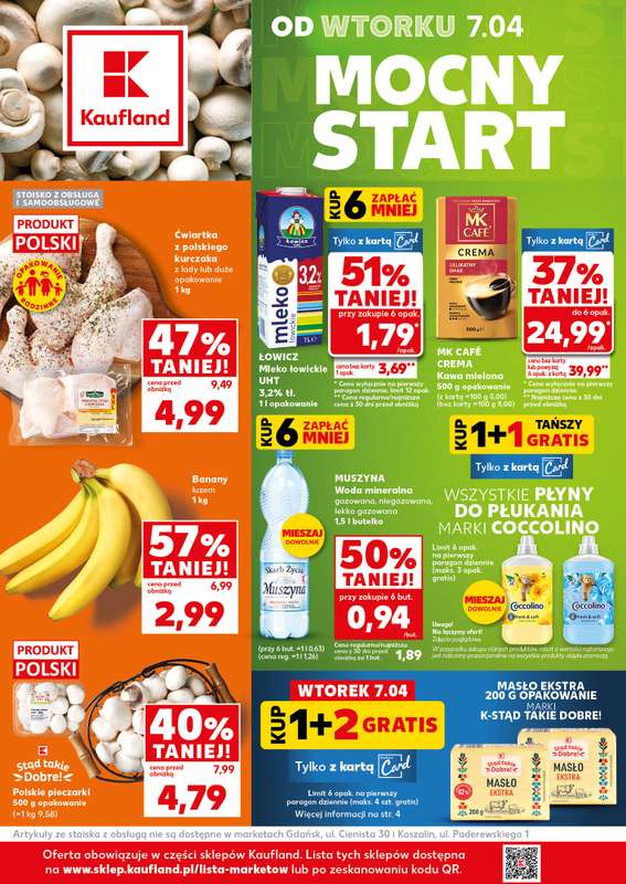 Kaufland - gazetka promocyjna Mocny Start od wtorku 07.04 do środy 08.04