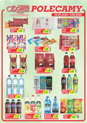 Społem - Blisko i Korzystnie - gazetka promocyjna Gazetka PSS Września od piątku 10.04 do soboty 02.05