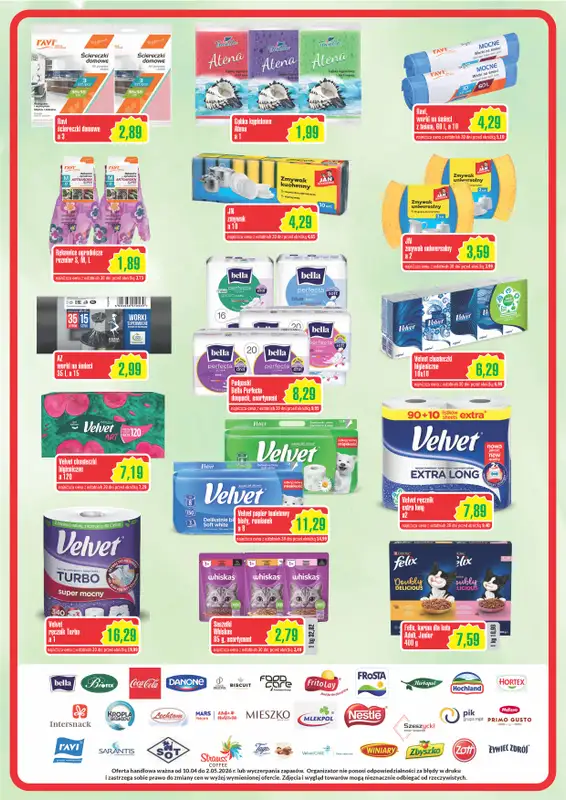 Społem - Blisko i Korzystnie - gazetka promocyjna Gazetka PSS Września od piątku 10.04 do soboty 02.05 - strona 4