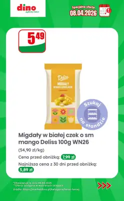 Dino - gazetka promocyjna Specjalna oferta na 08.04.2026 - promocje spoza gazetki od środy 08.04 do środy 08.04 - strona 6