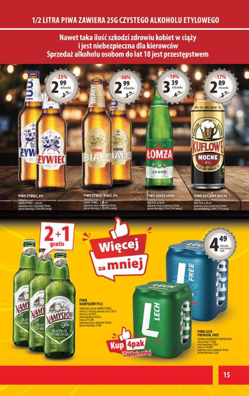 Arhelan - gazetka promocyjna Gazetka od środy 08.04 do niedzieli 19.04 - strona 15