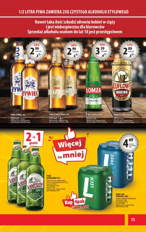 Arhelan - gazetka promocyjna Gazetka od środy 08.04 do niedzieli 19.04 - strona 15