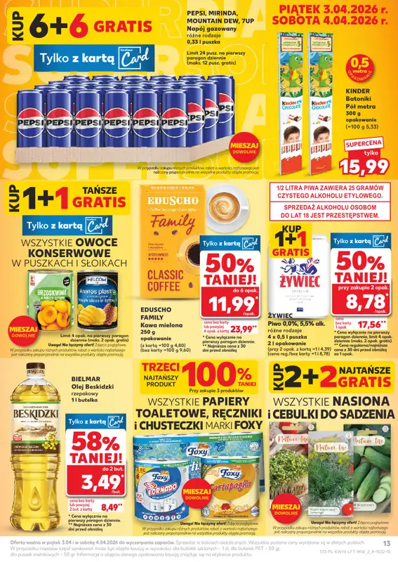 Kaufland - gazetka promocyjna Gazetka Tygodnia od środy 01.04 do środy 08.04 - strona 13