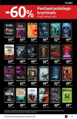 Empik - gazetka promocyjna Tom kultury: książki od środy 08.04 do wtorku 21.04 - strona 19