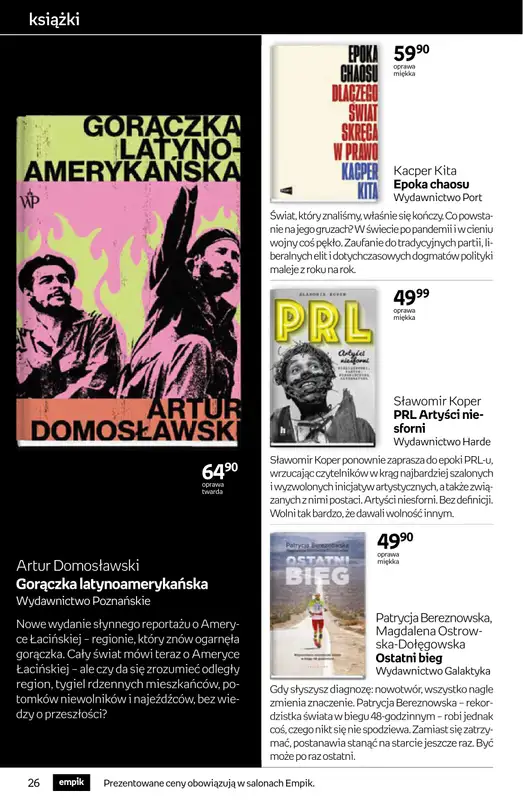Empik - gazetka promocyjna Tom kultury: książki od środy 08.04 do wtorku 21.04 - strona 26