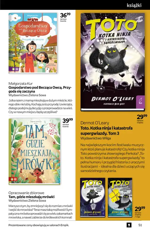 Empik - gazetka promocyjna Tom kultury: książki od środy 08.04 do wtorku 21.04 - strona 51